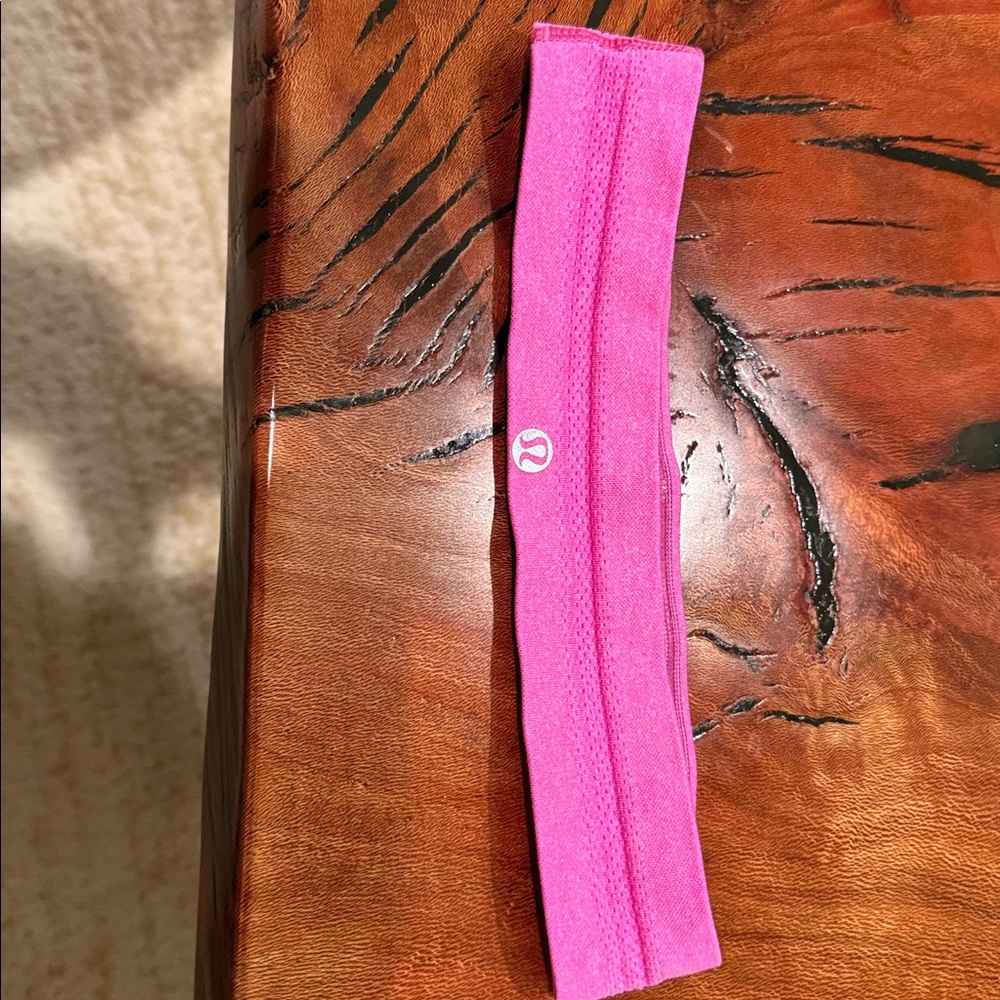 Lululemon Athletica Vibrant Pink Hairband